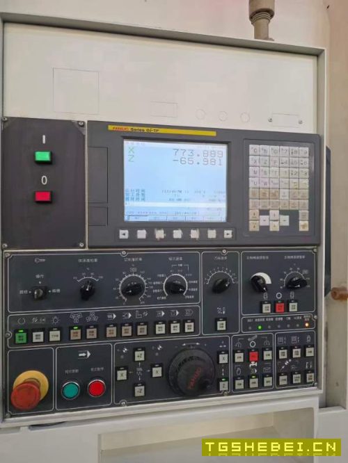 台湾油机KV500E数控立车，3台配15寸液压卡盘，发那科T.