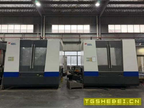 后一台纽威HM805T双工作台卧加，到T结构，发那科MF系.