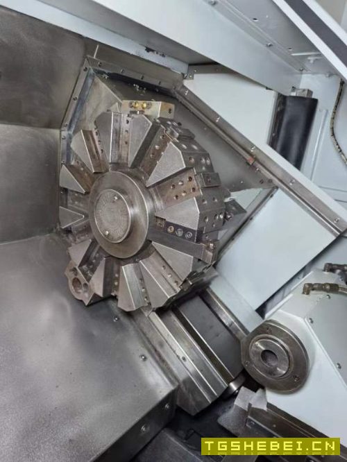 程泰2000刀塔机台湾原装程泰GA2000斜轨数控车床，发那.