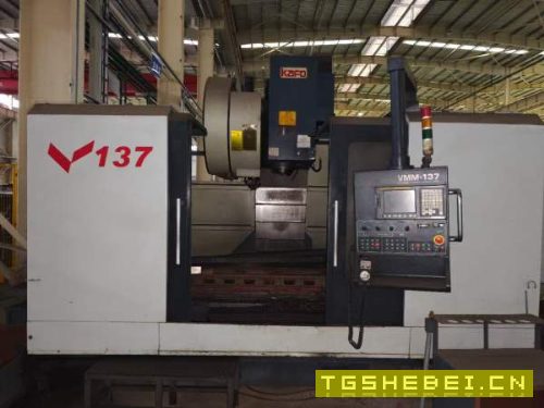 台湾原装进口高峰VMC1370立式加工中心，行程1300x700x.