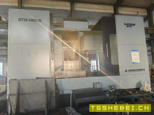 宁波海天HTM160H/D镗铣床工作台，千分之一度镗杆直径1.