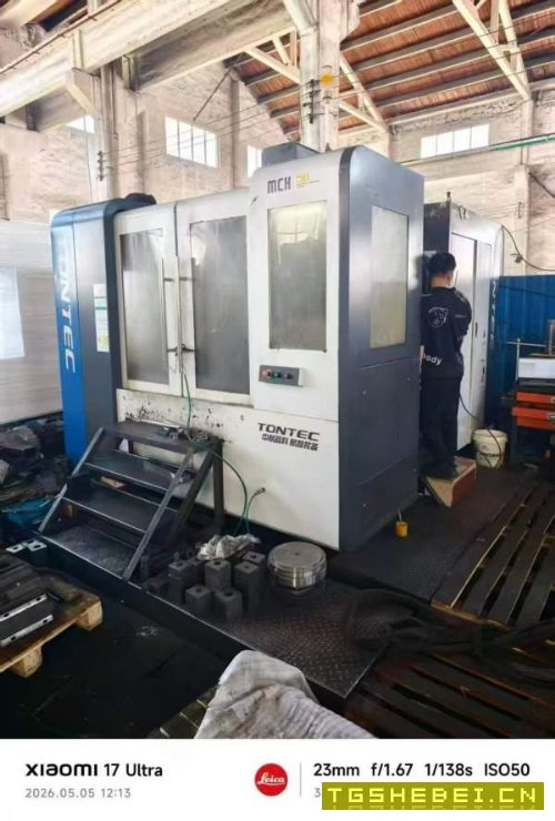 南通科技500卧加，三轴线轨，BT50主轴，带刀库，MF系.
