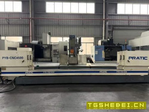 准新普拉迪PYB4500型材机,法纳克MFplus系统,主轴BT4.