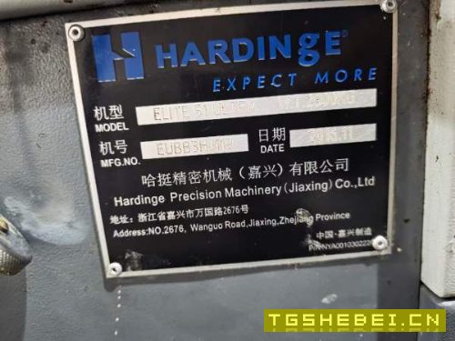 美国哈挺EU51高精密数控车床,发那科系统,加工长度45.