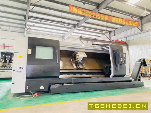 2015年9成新海天TC402750重型斜轨车床，15寸卡盘，主.