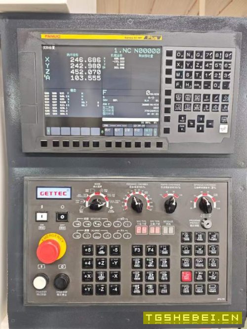 同款两台吉德特855加工中心,发那科MFPIUS系统,BT40.