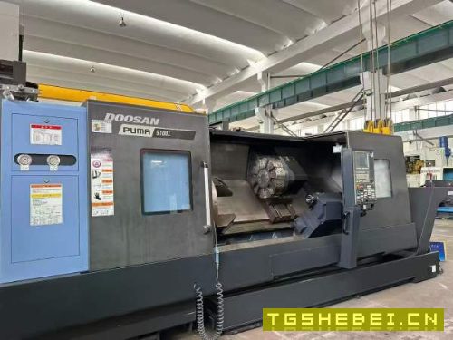 现货2018年斗山PUMA5100LC重型斜轨数控车发那科0i-TF.