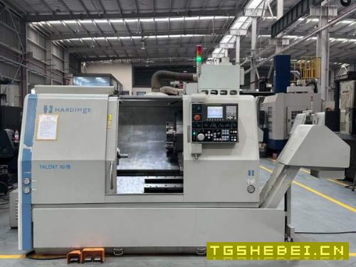 外企拿下一批安装少用美国哈挺数控斜车型号：TALENT-1.