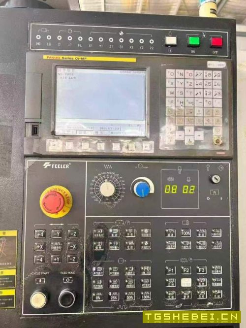 台湾友佳FVP-800A立式加工中心发那科MF系统一台、MD系.