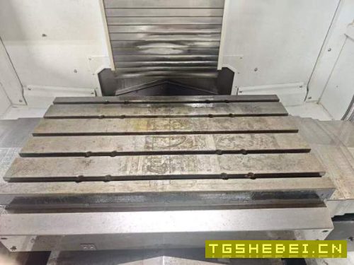 新到一台台群T-850L加工中心，两线一硬导轨，发那科MF.