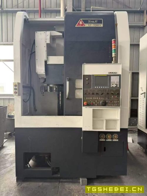 台湾油机KV-320ES数控立车带Y轴，旋转径：600mm切削直.