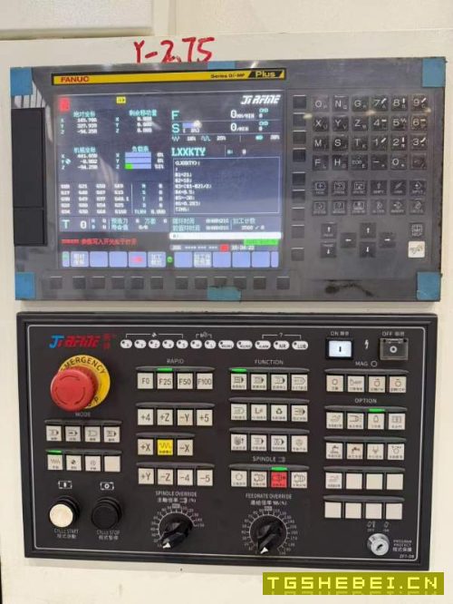 2023年，乔峰V850加工中心，发那科OI-MFPlus系统，BT4.